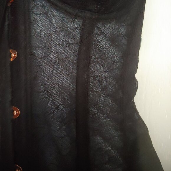 Savage X Fenty Rhianna Strapless Bustier Corset Lace Goth Sexy Vampy XL - Picture 13 of 16